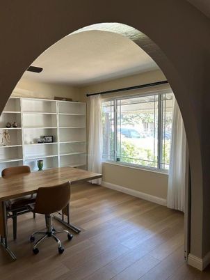 Home Office, Interior, Wood Texture Flooring