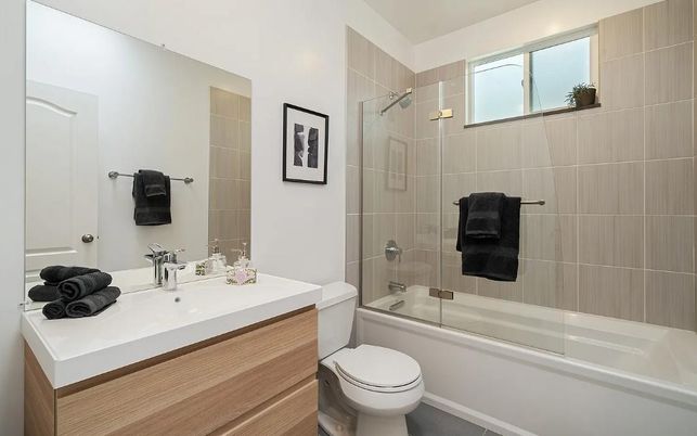 Bathroom, Glass Shower, Interior