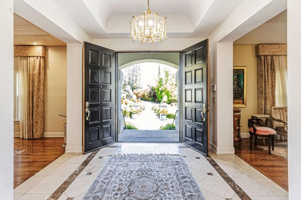 Chandelier, Interior, Marble, Wood Texture Flooring