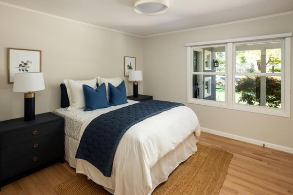 Bedroom, Interior, Wood Texture Flooring