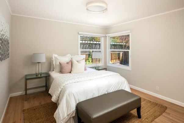 Bedroom, Interior, Wood Texture Flooring