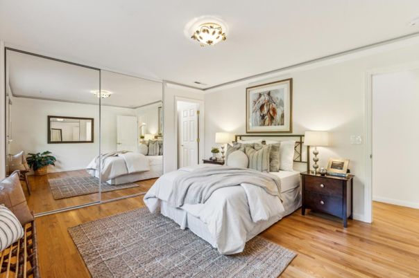 Bedroom, Interior, Wood Texture Flooring