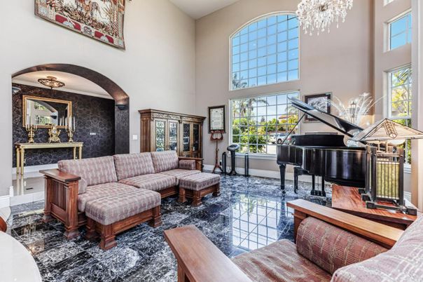 Chandelier, Interior, Living room, Piano