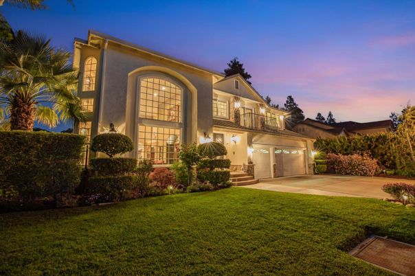 Attached, Backyard, Exterior, Facade, Mediterranean
