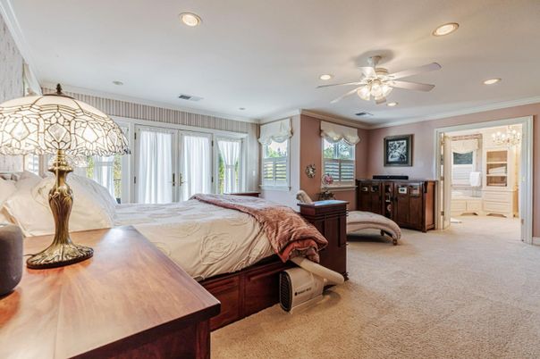 Bedroom, Interior, Recessed Lighting