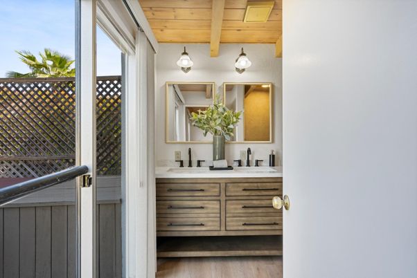 Bathroom, Interior, Wooden Beams, Wooden Ceilings, Wood Texture Flooring