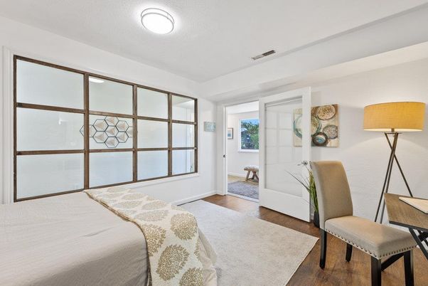Bedroom, Interior, Wood Texture Flooring