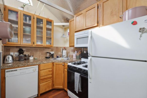 Interior, Kitchen, Wood Texture Flooring