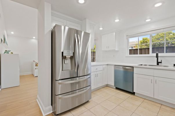 Interior, Kitchen, Recessed Lighting, Stainless Steel Appliances