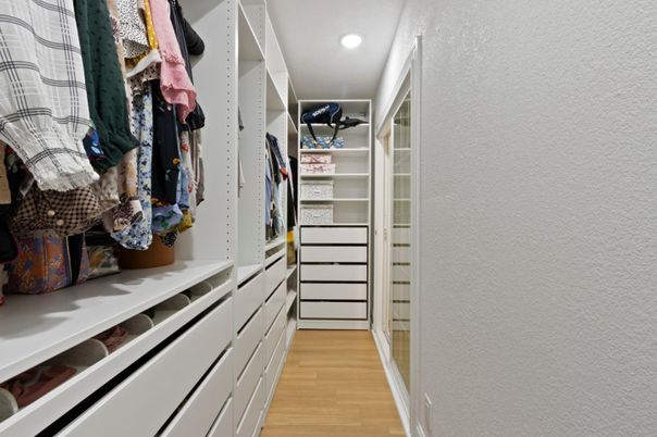 Interior, Recessed Lighting, Walk-in Closets, Wood Texture Flooring