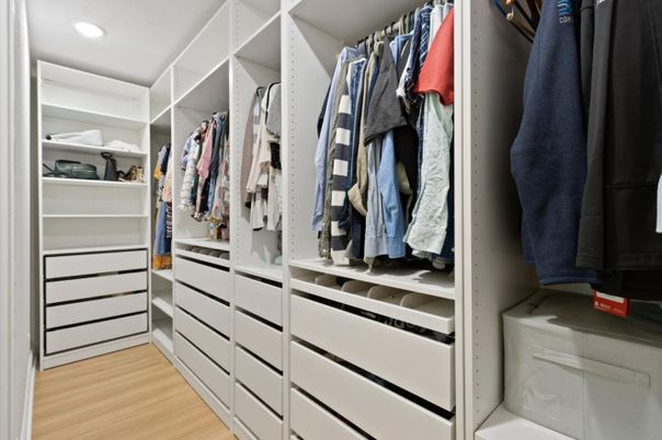 Interior, Recessed Lighting, Walk-in Closets, Wood Texture Flooring