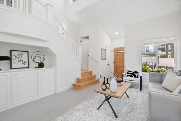 Interior, Living room, Recessed Lighting