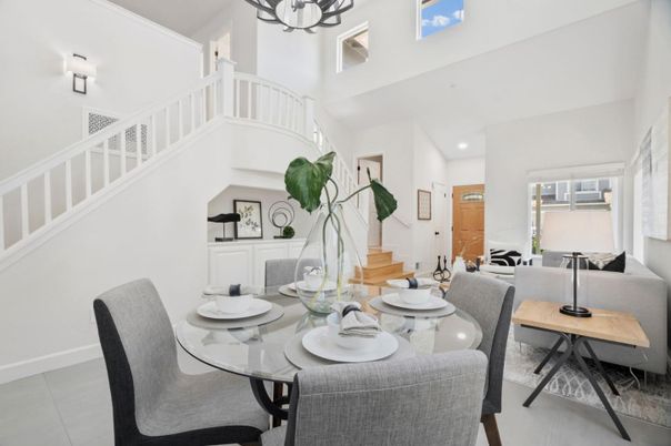 Dining room, Interior, Living room, Recessed Lighting