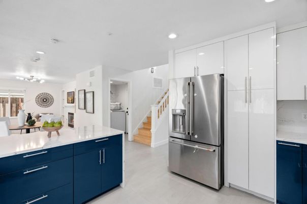 Interior, Kitchen, Recessed Lighting, Stainless Steel Appliances