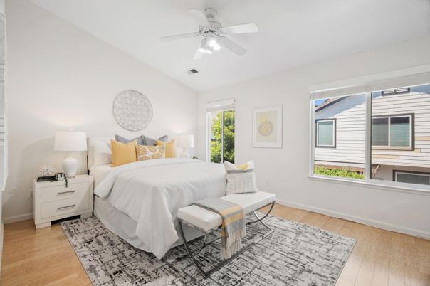 Bedroom, Interior, Wood Texture Flooring