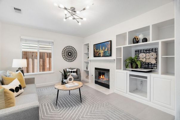 Fireplace, Interior, Living room