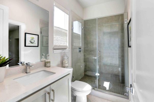 Bathroom, Glass Shower, Interior