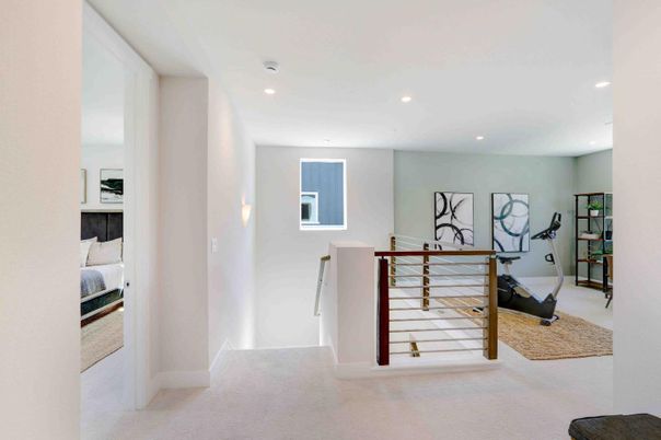 Bedroom, Fitness Equipment, Interior, Recessed Lighting