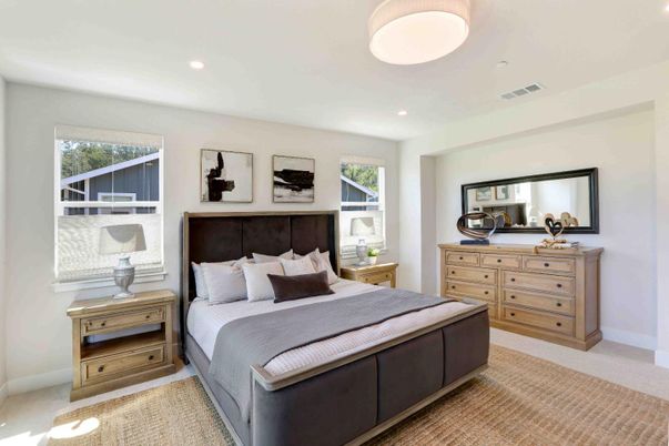 Bedroom, Interior, Recessed Lighting
