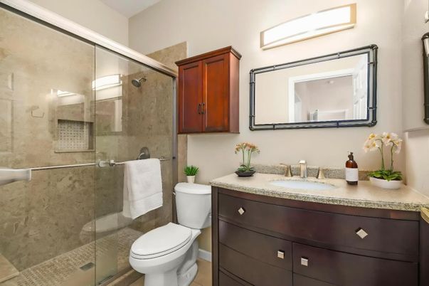 Bathroom, Glass Shower, Interior
