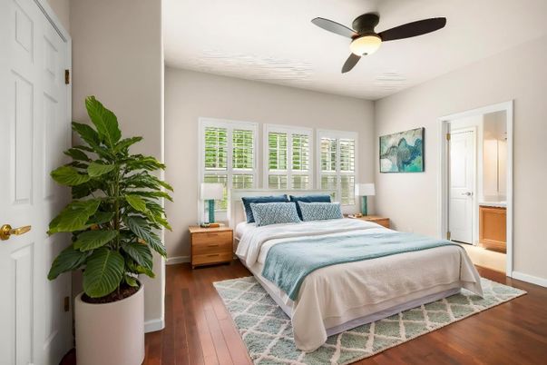 Bedroom, Interior, Wood Texture Flooring