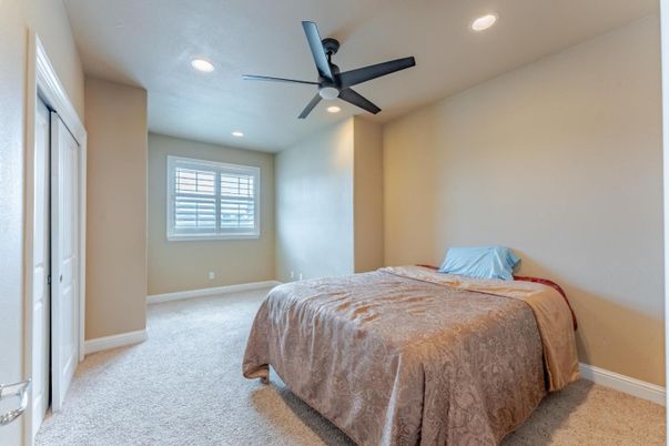 Bedroom, Interior, Recessed Lighting