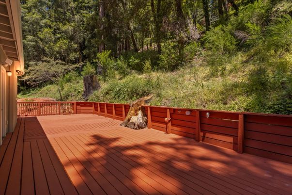 Exterior, Wood Texture Flooring