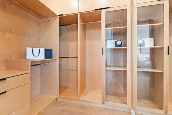 Interior, Walk-in Closets, Wood Texture Flooring
