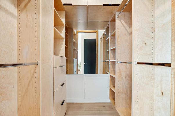 Interior, Walk-in Closets, Wood Texture Flooring