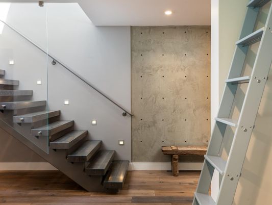 Interior, Recessed Lighting, Wood Texture Flooring