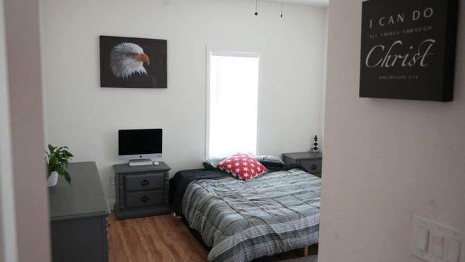 Bedroom, Interior, Wood Texture Flooring