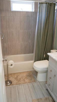 Bathroom, Interior, Wood Texture Flooring