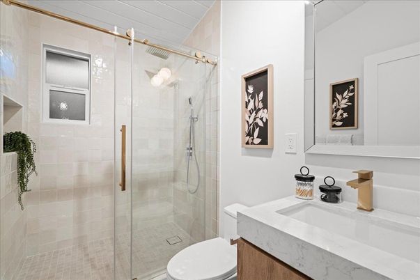 Bathroom, Glass Shower, Interior