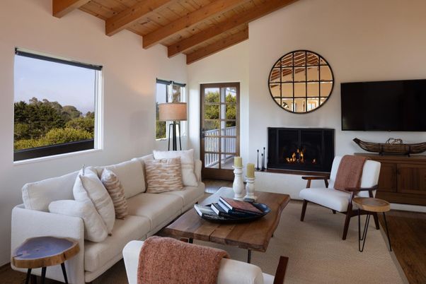 Fireplace, Interior, Living room, Wooden Beams, Wooden Ceilings, Wood Texture Flooring