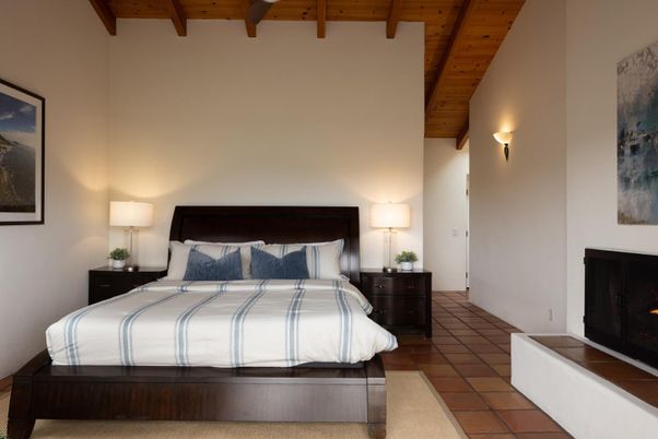 Bedroom, Fireplace, Interior, Wooden Beams, Wooden Ceilings