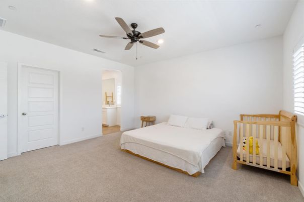 Bedroom, Interior, Recessed Lighting