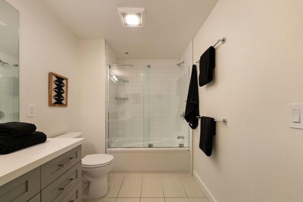 Bathroom, Glass Shower, Interior