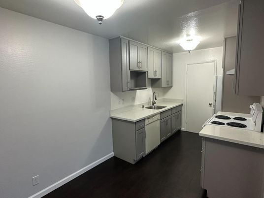 Interior, Kitchen, Wood Texture Flooring
