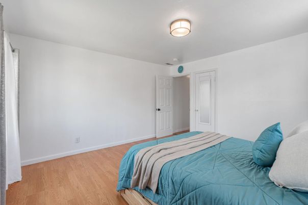 Bedroom, Interior, Wood Texture Flooring