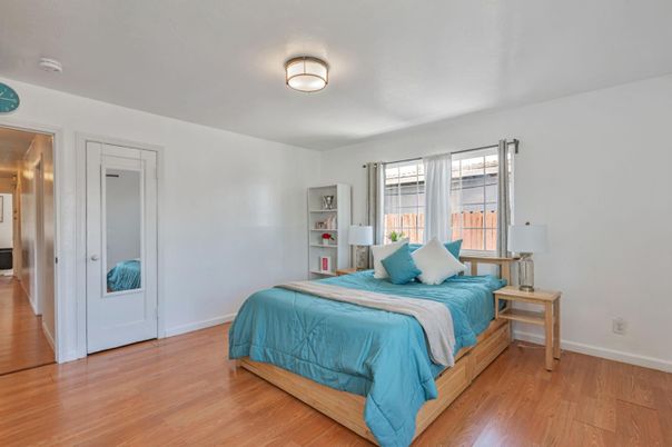 Bedroom, Interior, Wood Texture Flooring