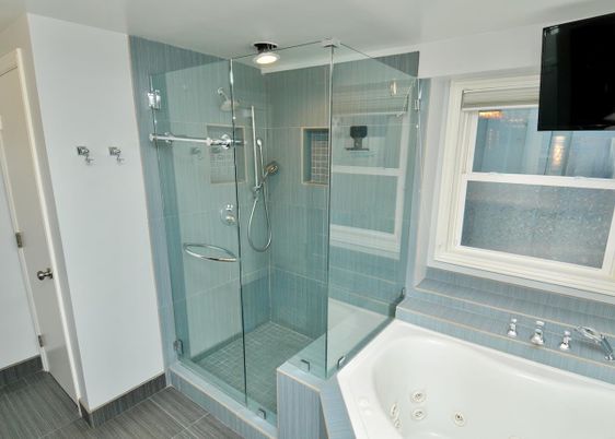 Bathroom, Glass Shower, Interior