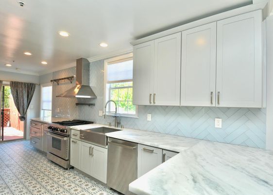 Interior, Kitchen, Recessed Lighting, Stainless Steel Appliances