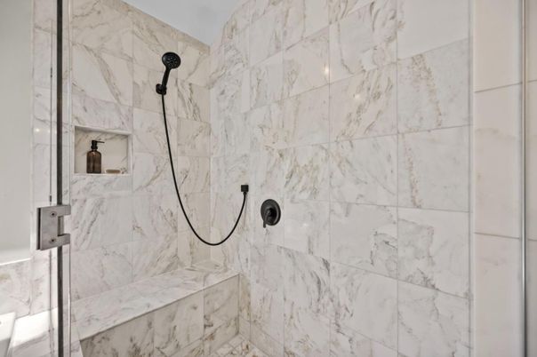 Bathroom, Interior, Marble Walls