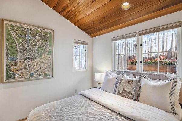 Bedroom, Interior, Recessed Lighting, Wooden Ceilings