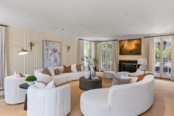 Fireplace, Interior, Living room, Recessed Lighting