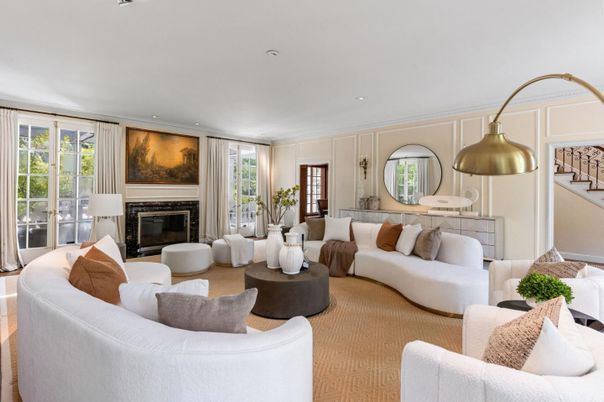 Fireplace, Interior, Living room, Recessed Lighting