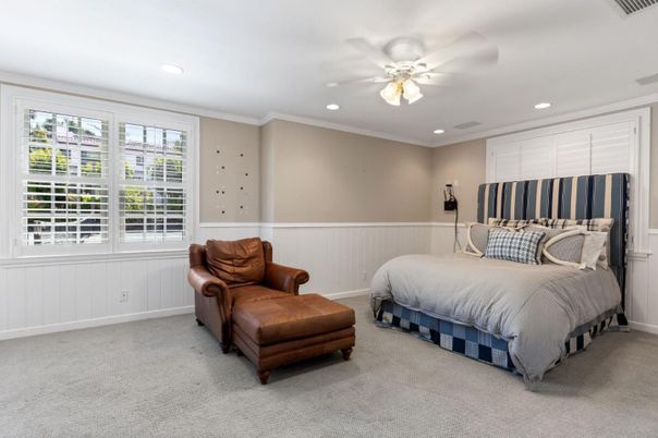 Bedroom, Interior, Recessed Lighting
