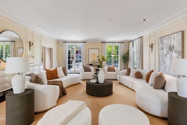 Interior, Living room, Recessed Lighting