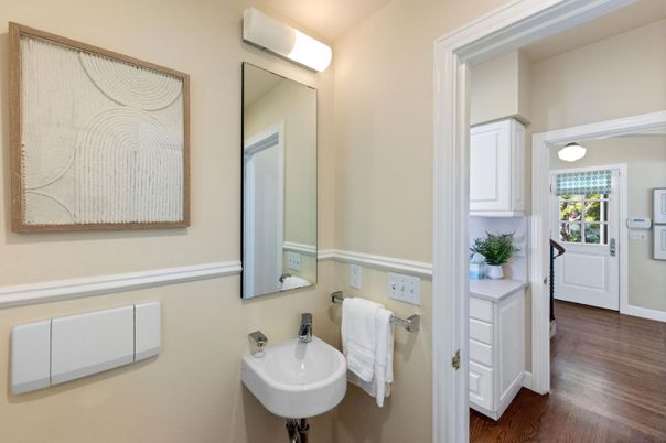 Bathroom, Interior, Wood Texture Flooring