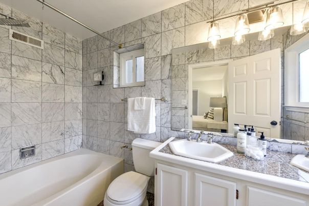 Bathroom, Interior, Marble Walls